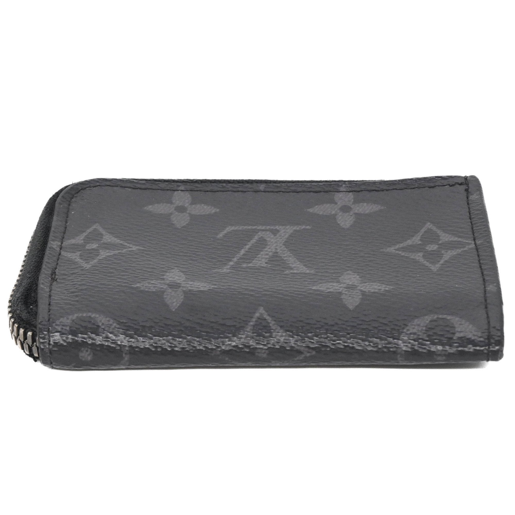 Louis Vuitton Black Monogram Eclipse Monogram Eclipse Coin Purse/Coin Case