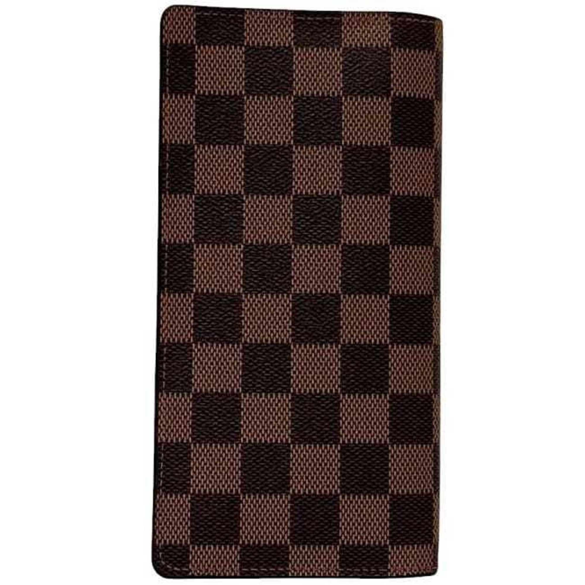 Louis Vuitton Brown Damier Canvas Ebene Damier Canvas Long Wallet