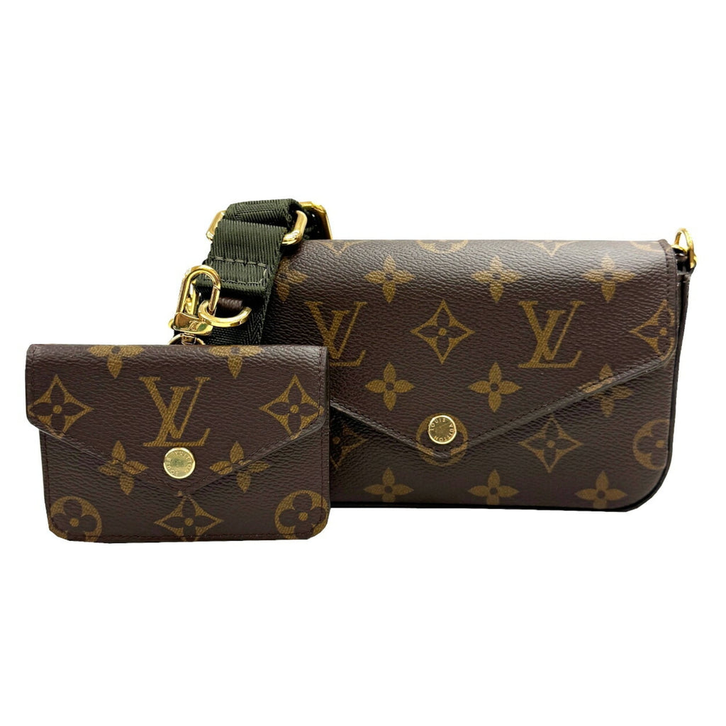 Louis Vuitton Brown Monogram Pochette Shoulder Bag