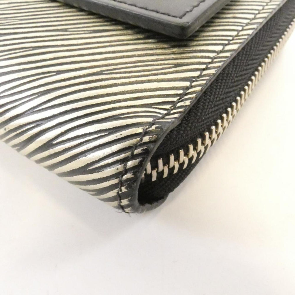 Louis Vuitton Silver Leather Long Wallet