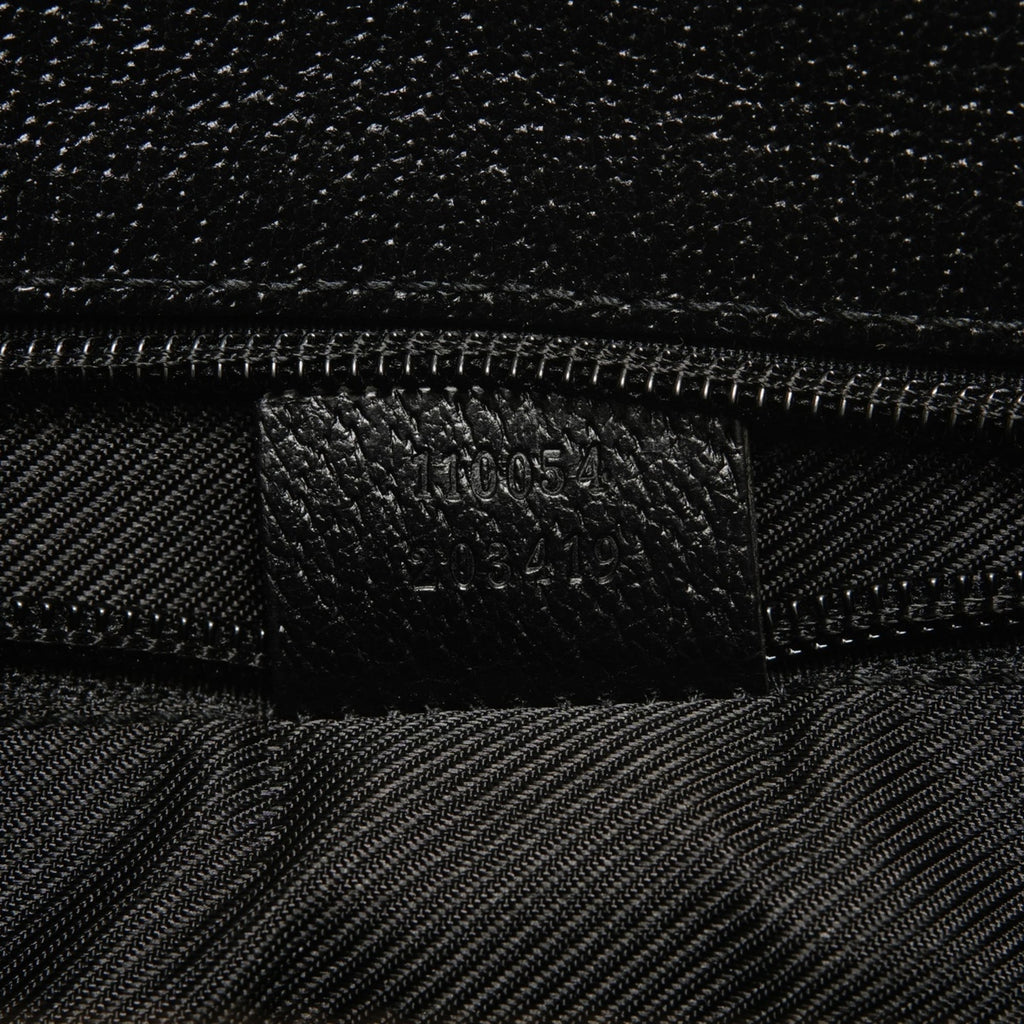 Gucci Gg Canvas Black Gg Canvas Shoulder Bag (Pre-Owned)