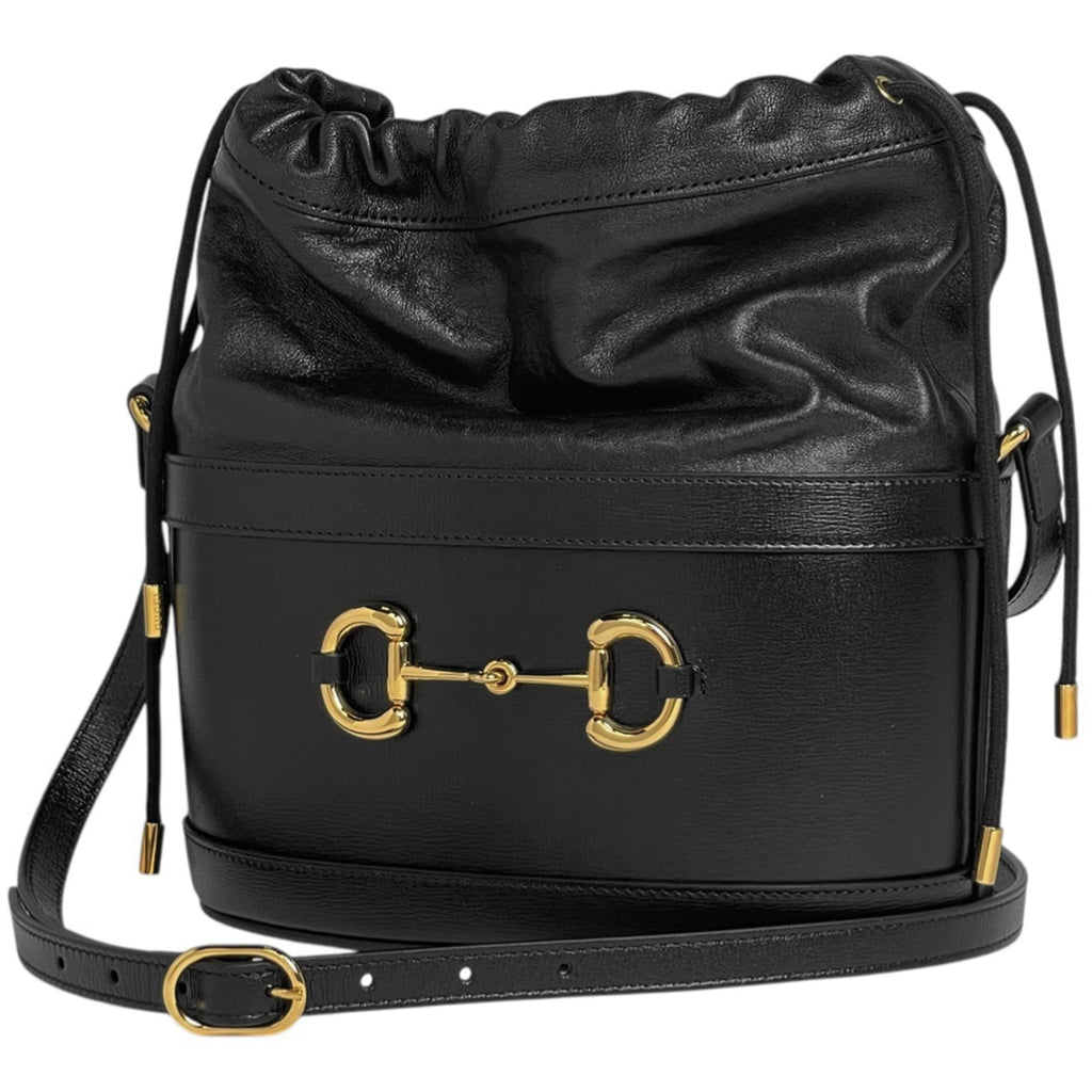 Gucci Black Leather Shoulder Bag (Pre-Owned)