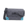 Louis Vuitton Black Coated Canvas Shoulder Bag