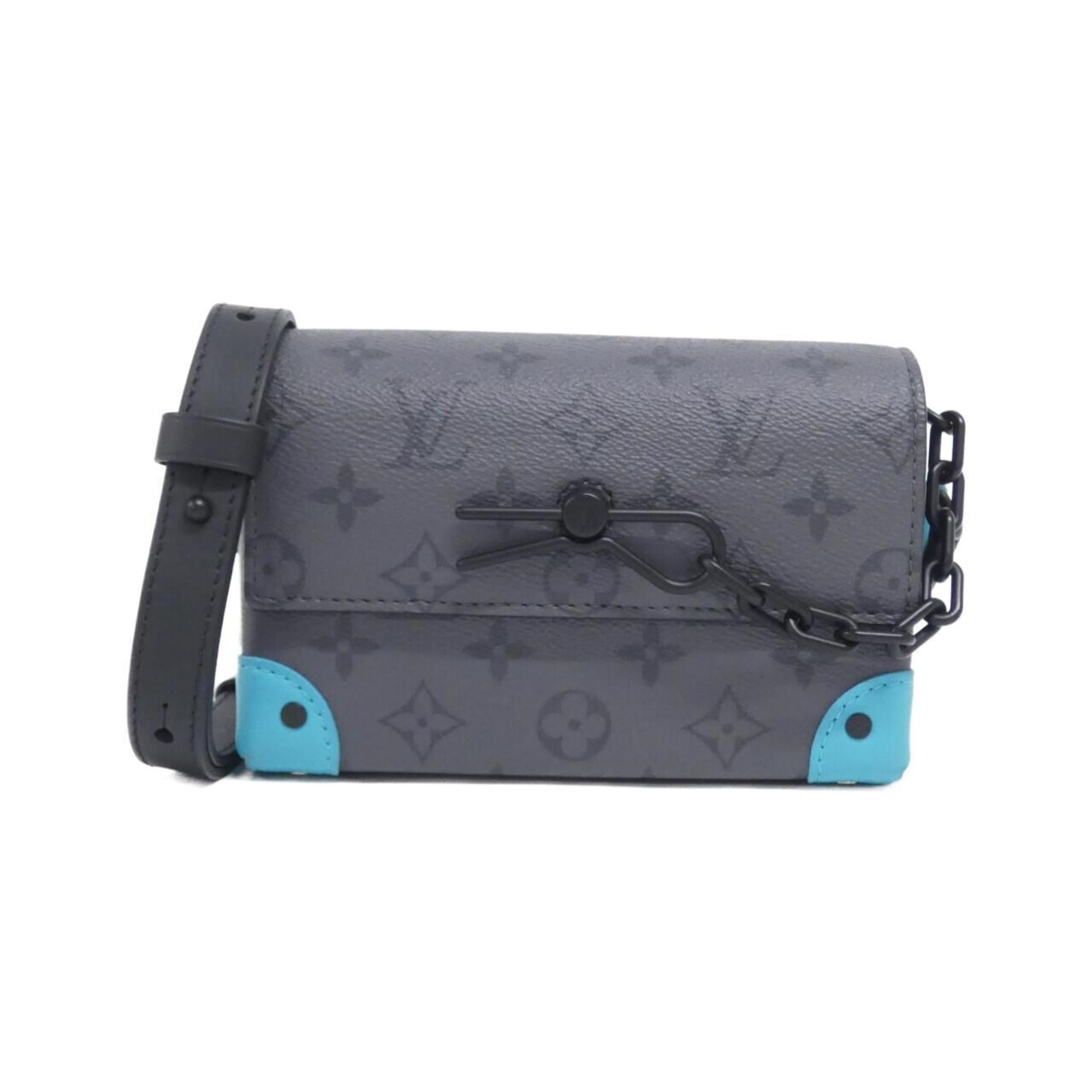 Louis Vuitton Black Coated Canvas Shoulder Bag