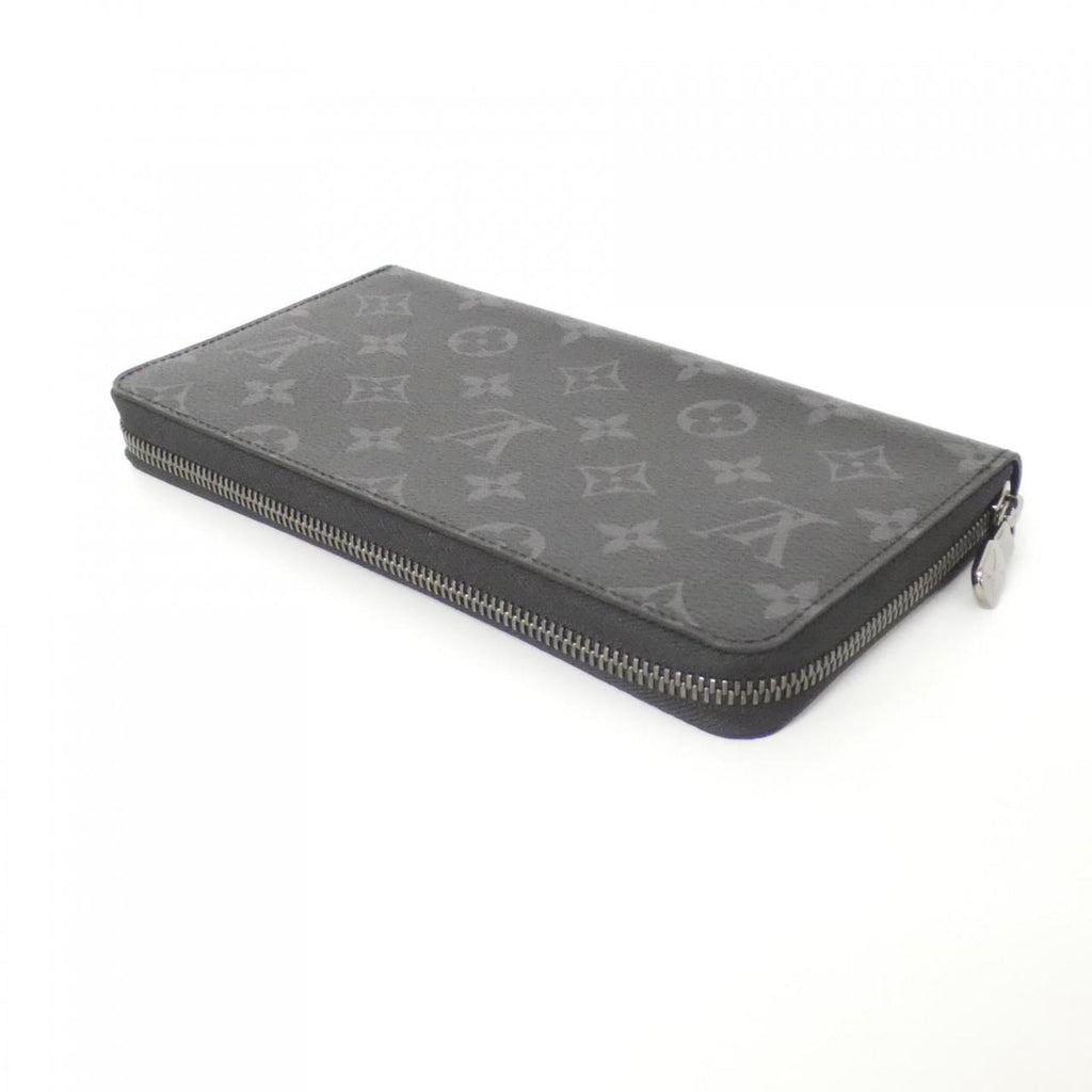Louis Vuitton Black Coated Canvas Long Wallet