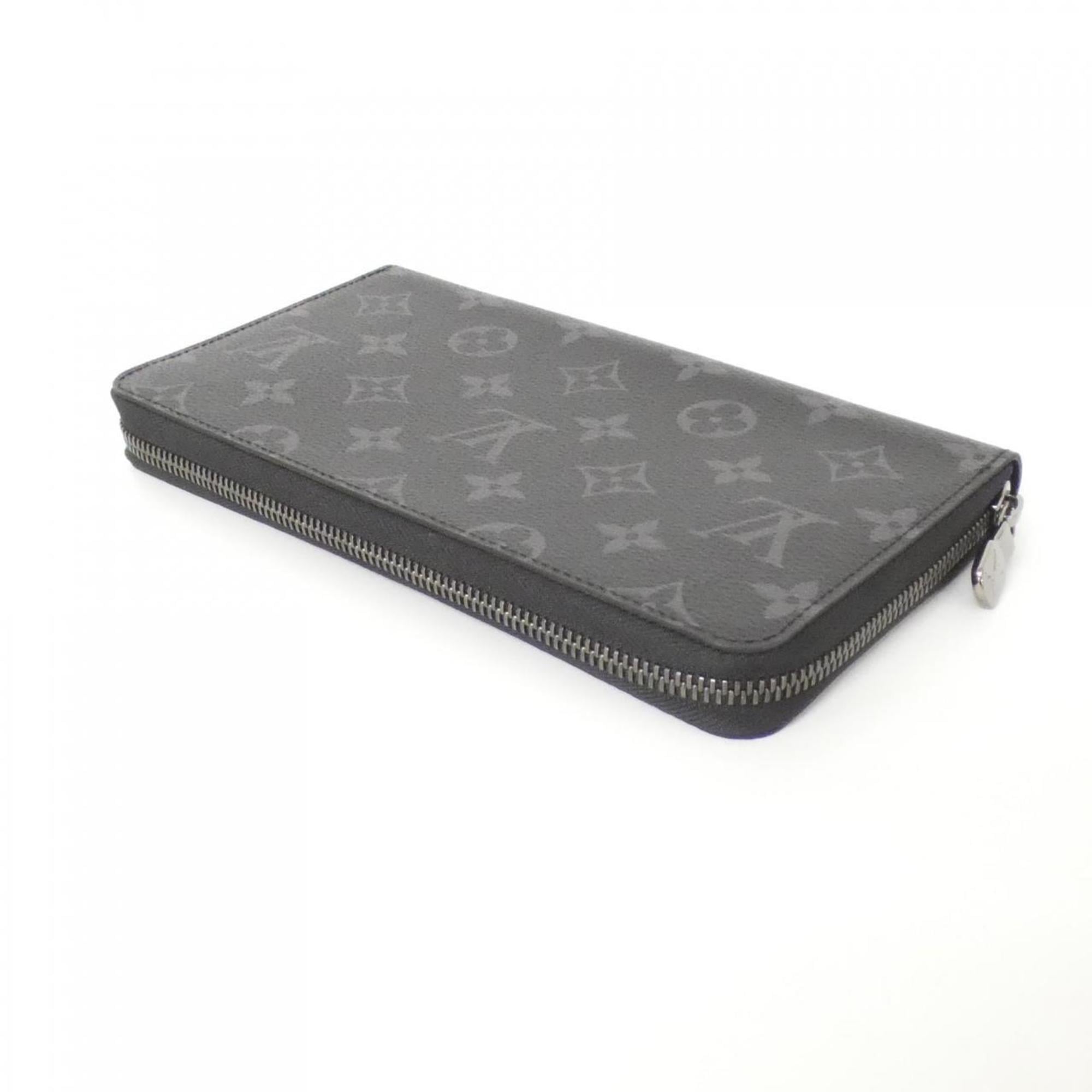 Louis Vuitton Black Coated Canvas Long Wallet