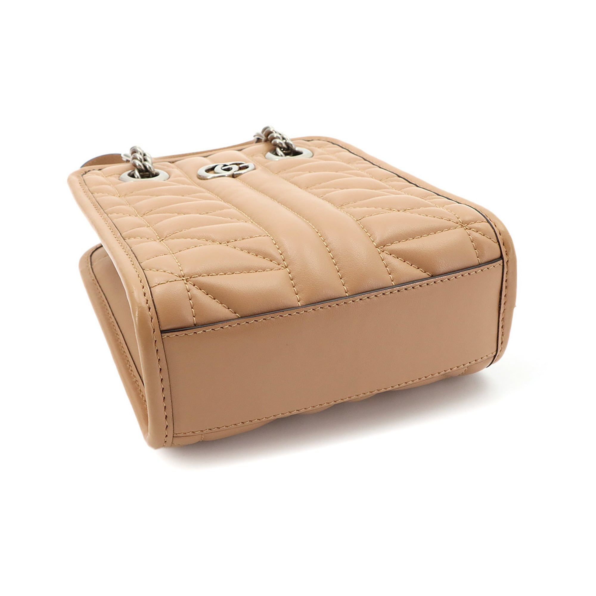 Gucci Beige Leather Handbag (Pre-Owned)