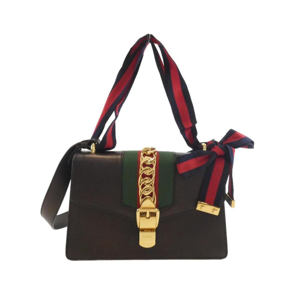 Gucci Black Leather Shoulder Bag (Pre-Owned)