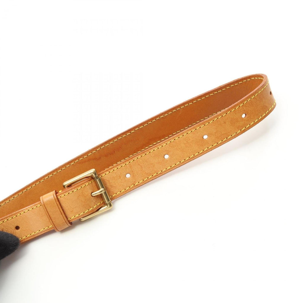 Louis Vuitton Brown Coated Canvas Leather Shoulder Bag