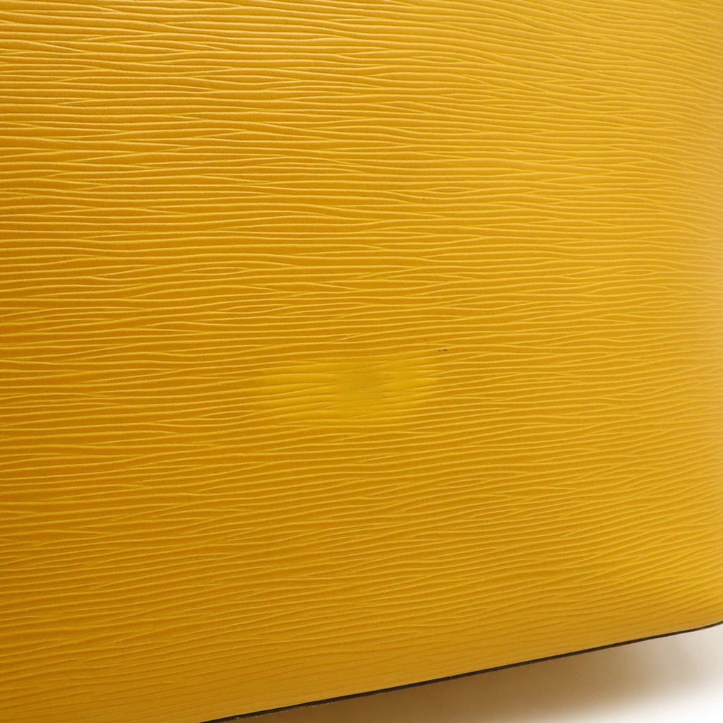 Louis Vuitton Mimosa Yellow Epi Leather Pouch Shoulder Bag Tote Bag