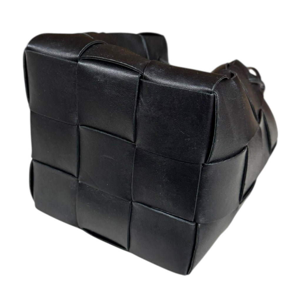 Bottega Veneta Black Leather Shoulder Bag