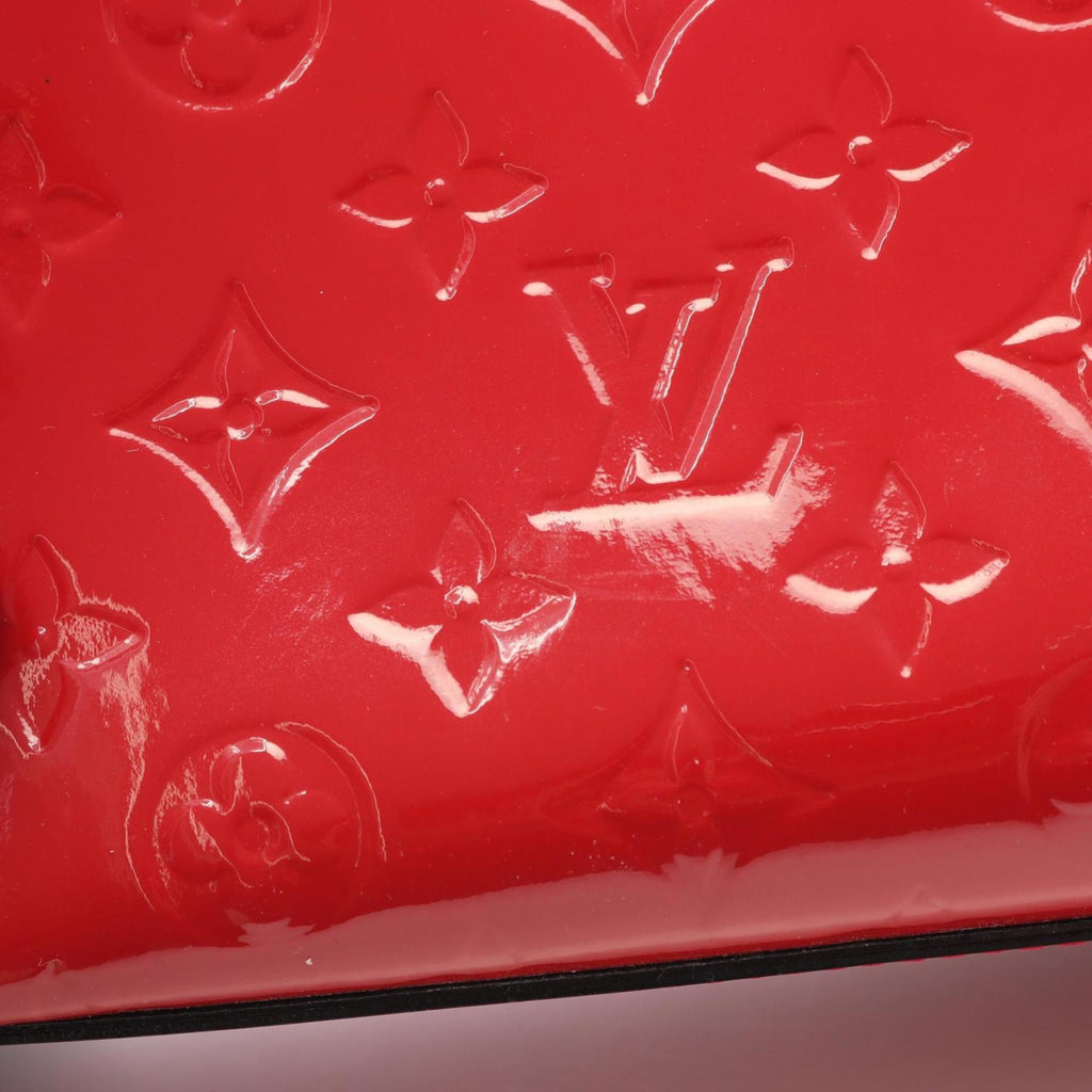 Louis Vuitton Indian Rose Red Color Vernis Handbag