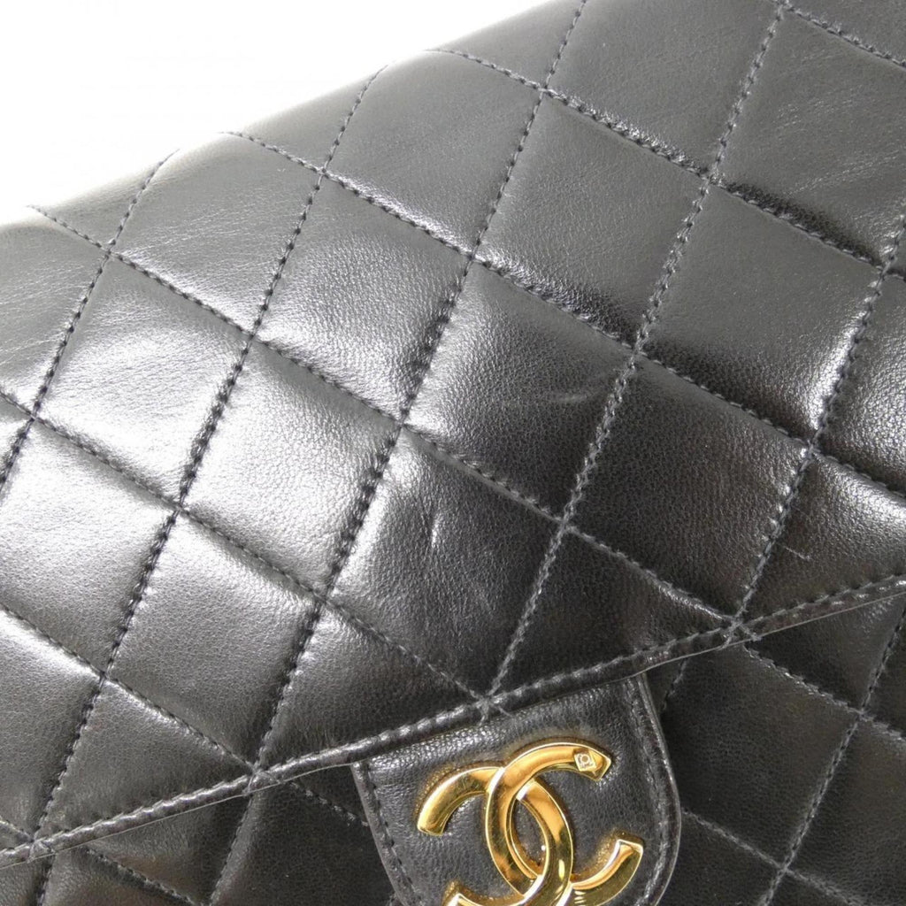 Chanel Black Leather Shoulder Bag