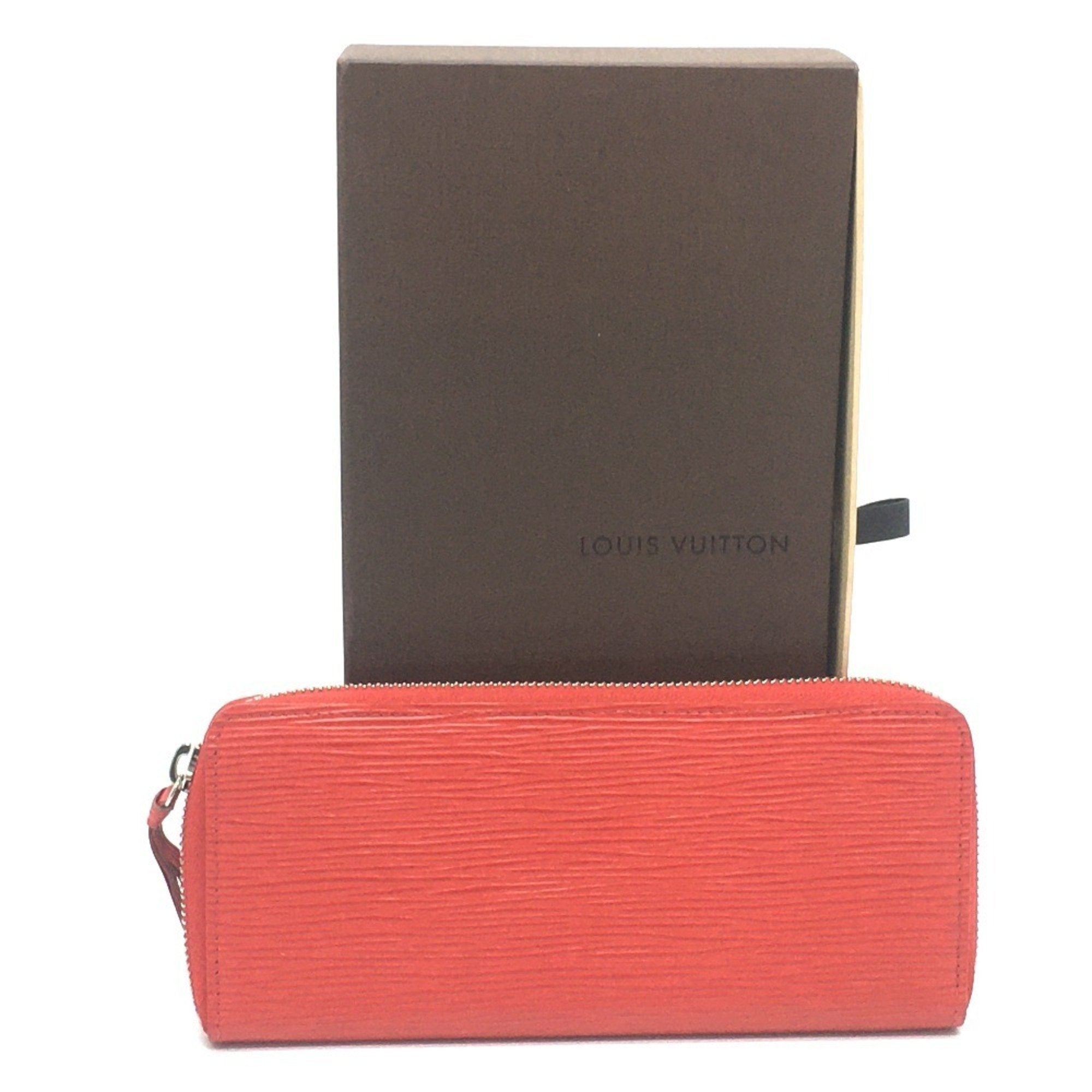 Louis Vuitton Epi Coquelicots Red Color Epi Leather Long Wallet