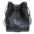 Bottega Veneta Black Leather Shoulder Bag