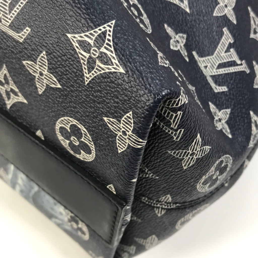 Louis Vuitton Monogram Savane Navy Shoulder Bag Tote Bag