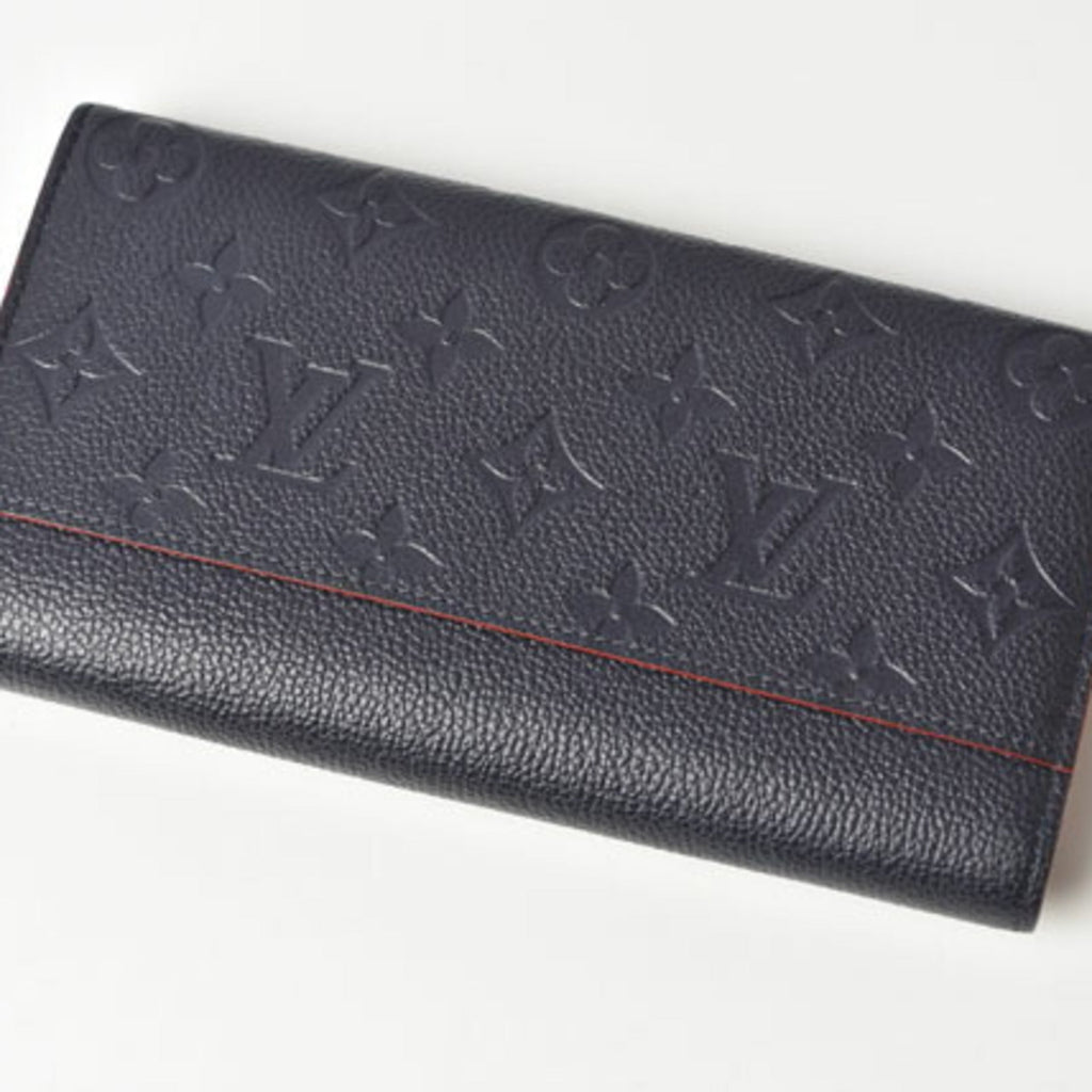 Louis Vuitton Rouge Monogram Empreinte Long Wallet