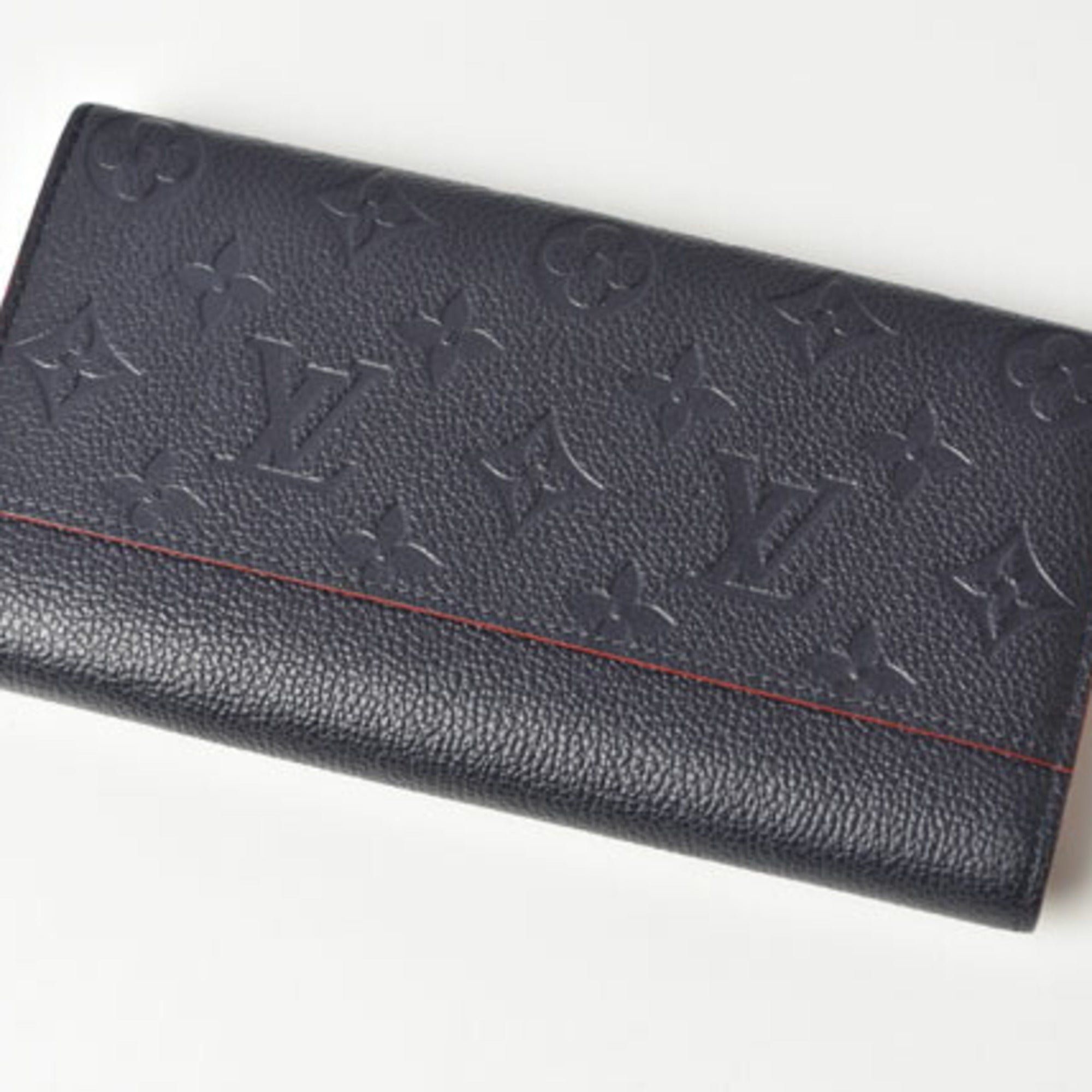 Louis Vuitton Rouge Monogram Empreinte Long Wallet