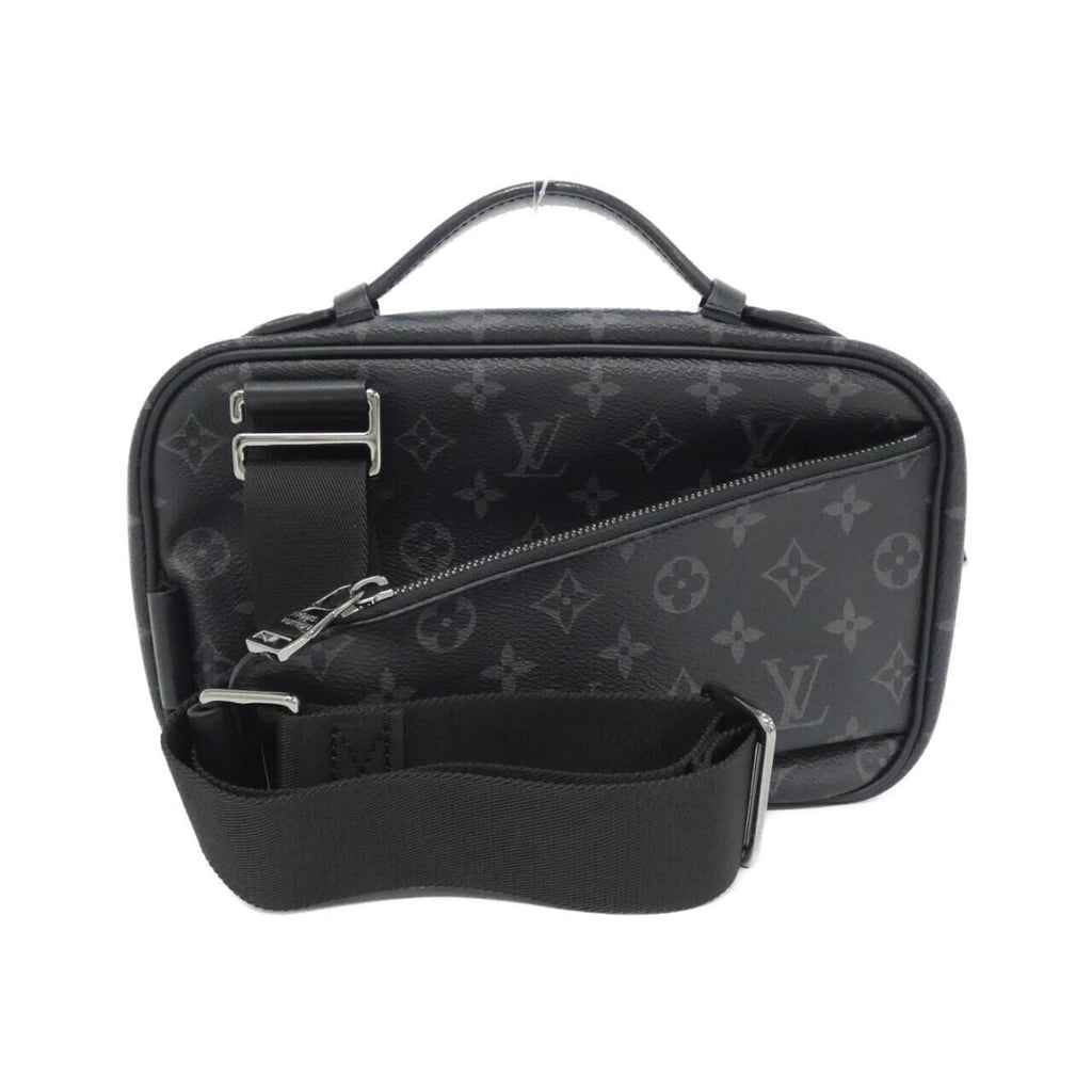 Louis Vuitton Black Coated Canvas Shoulder Bag