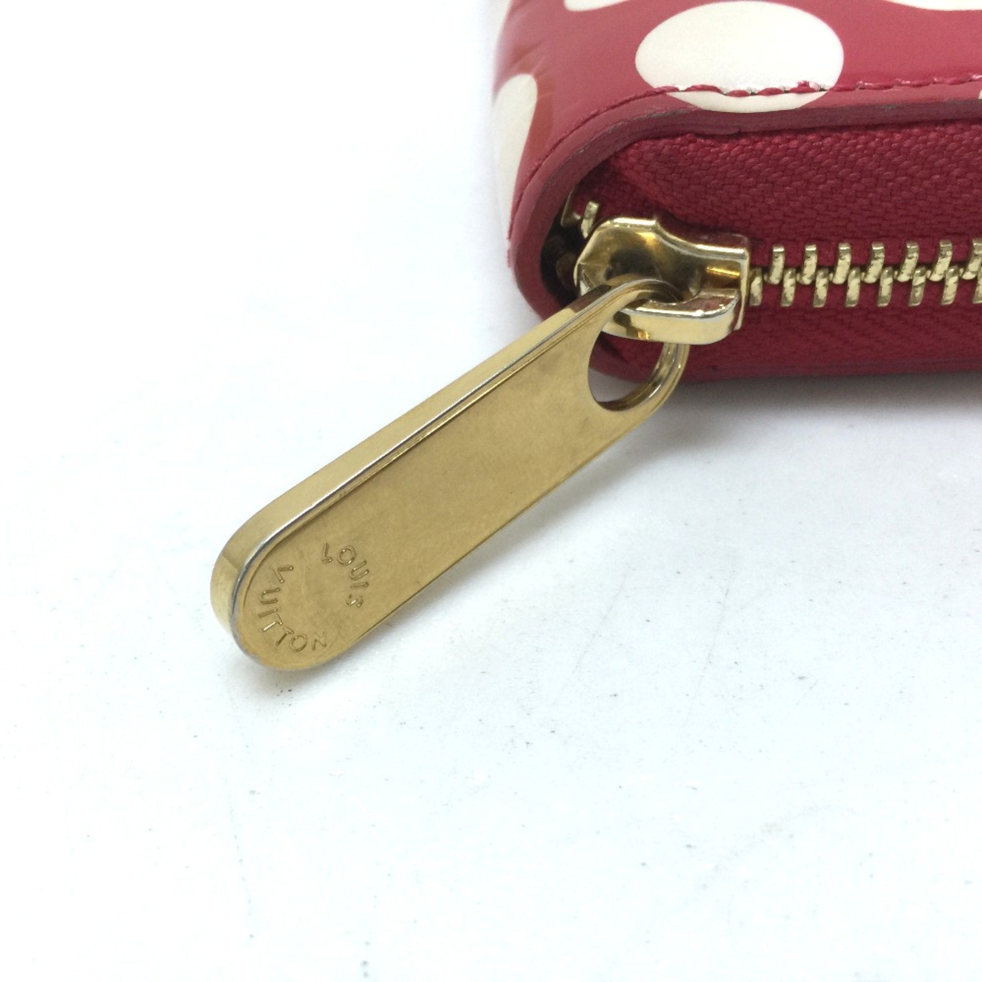 Louis Vuitton Red Leather Long Wallet