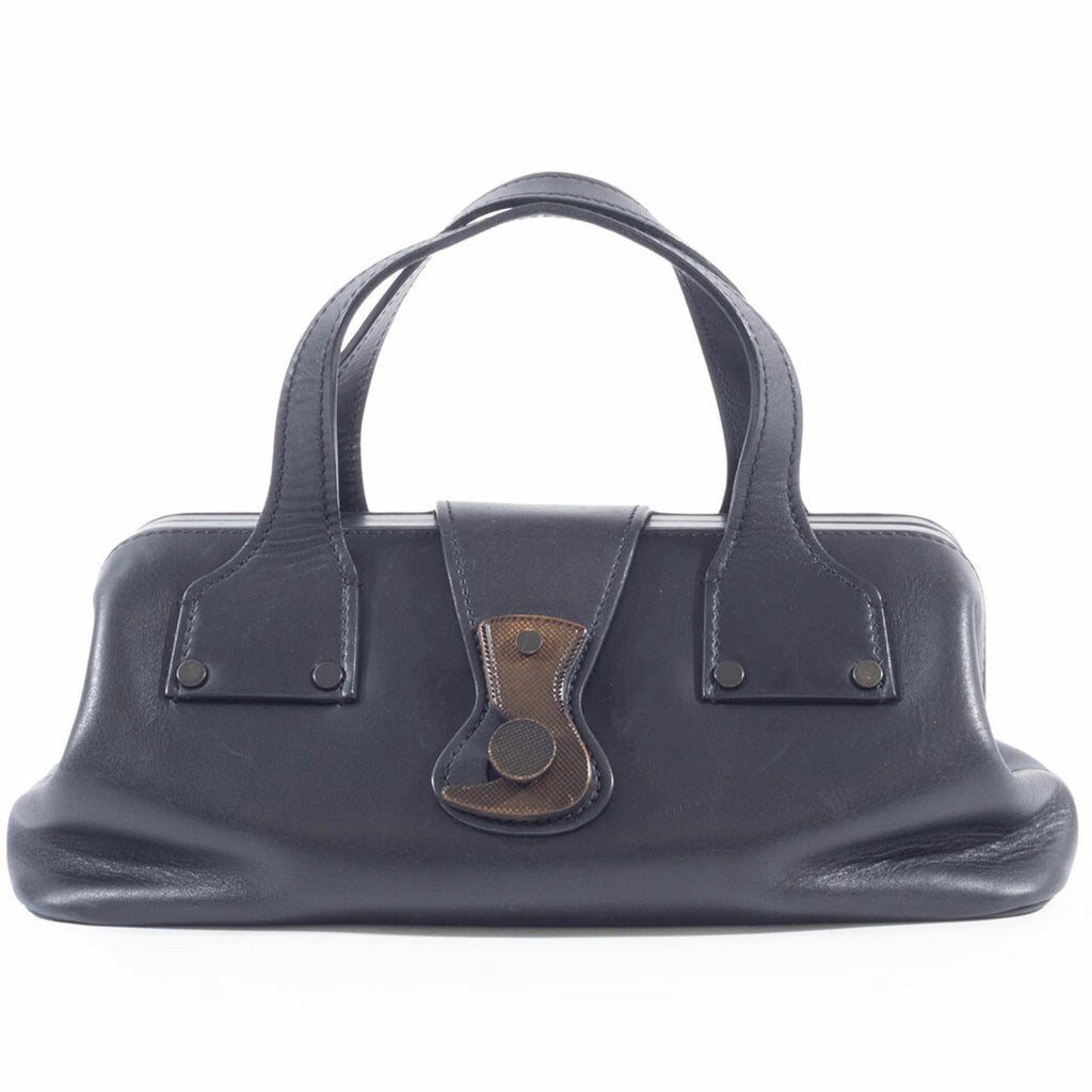 Gucci Black Leather Handbag (Pre-Owned)