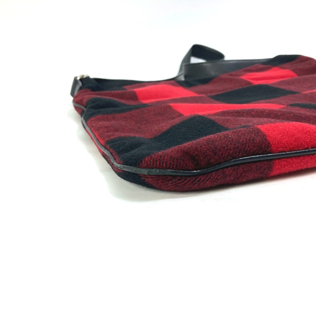 Celine Red Cotton Shoulder Bag