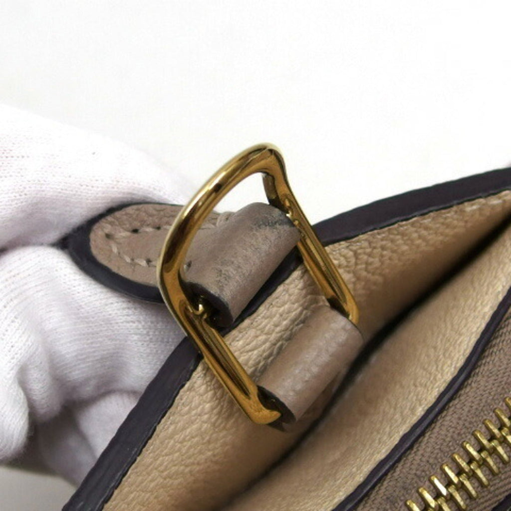 Louis Vuitton Gray Beige Grayish Monogram Empreinte Leather Handbag Shoulder Bag Tote Bag