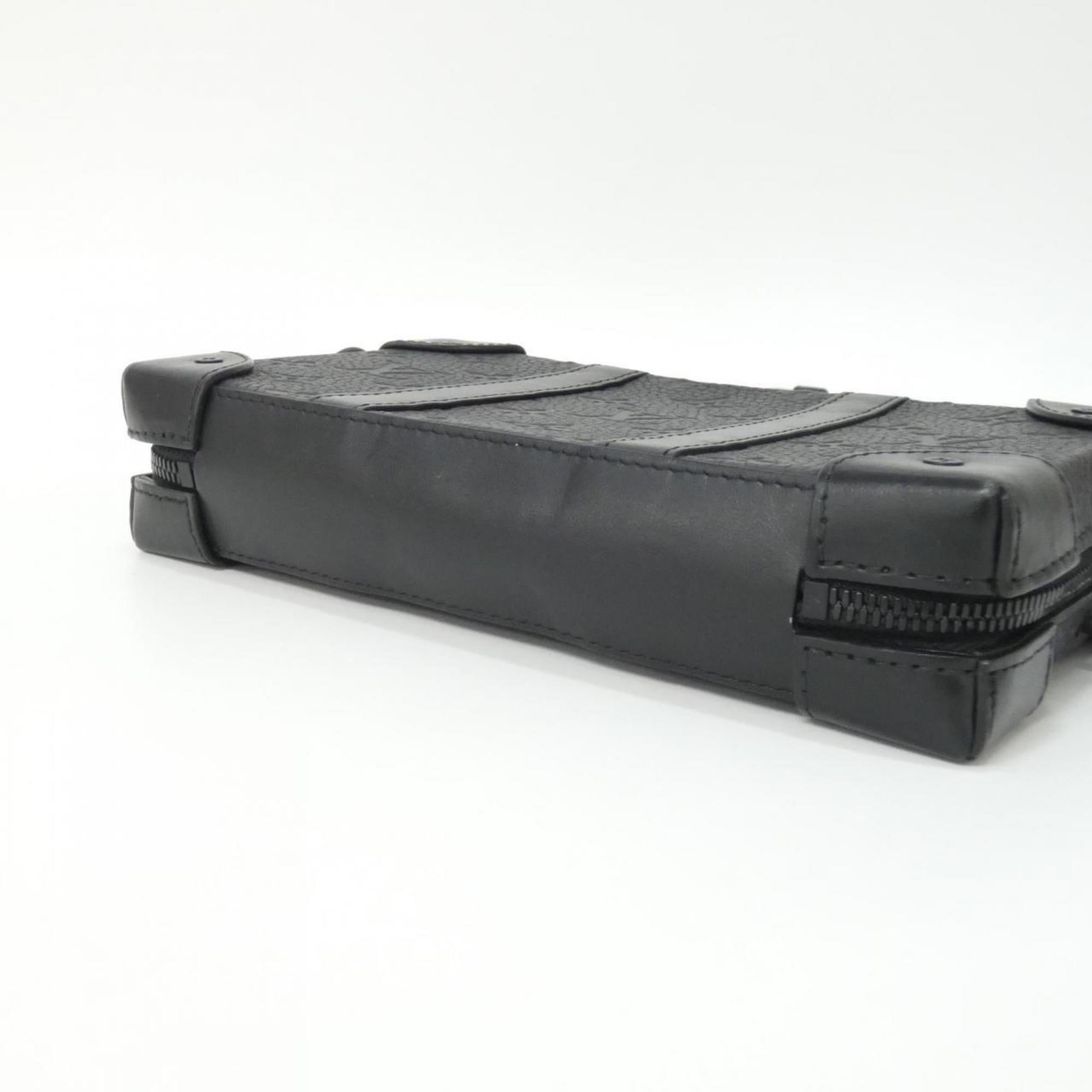 Louis Vuitton Taurillon Black Leather Shoulder Bag