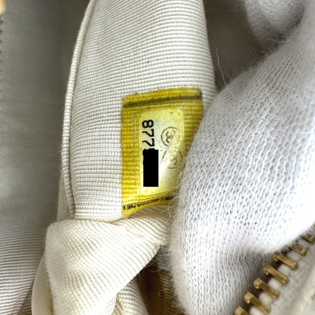 Chanel White Leather Handbag