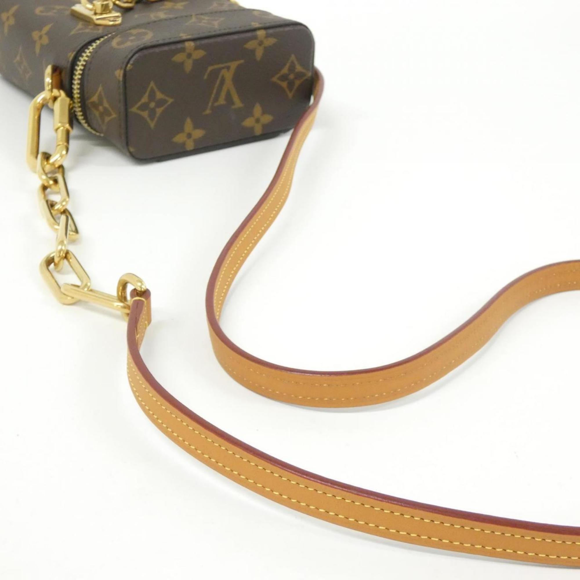 Louis Vuitton Brown Coated Canvas Handbag
