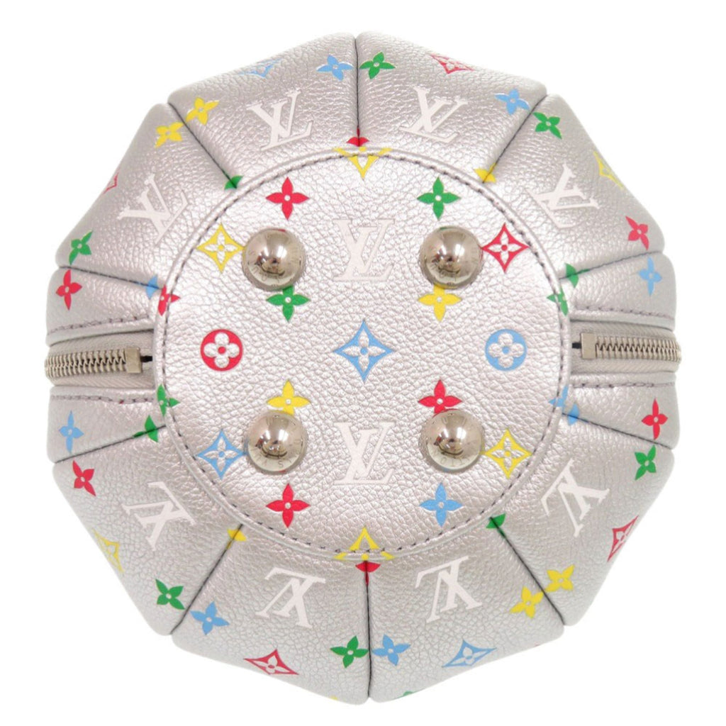 Louis Vuitton Multi-Color Silver Leather Handbag Shoulder Bag