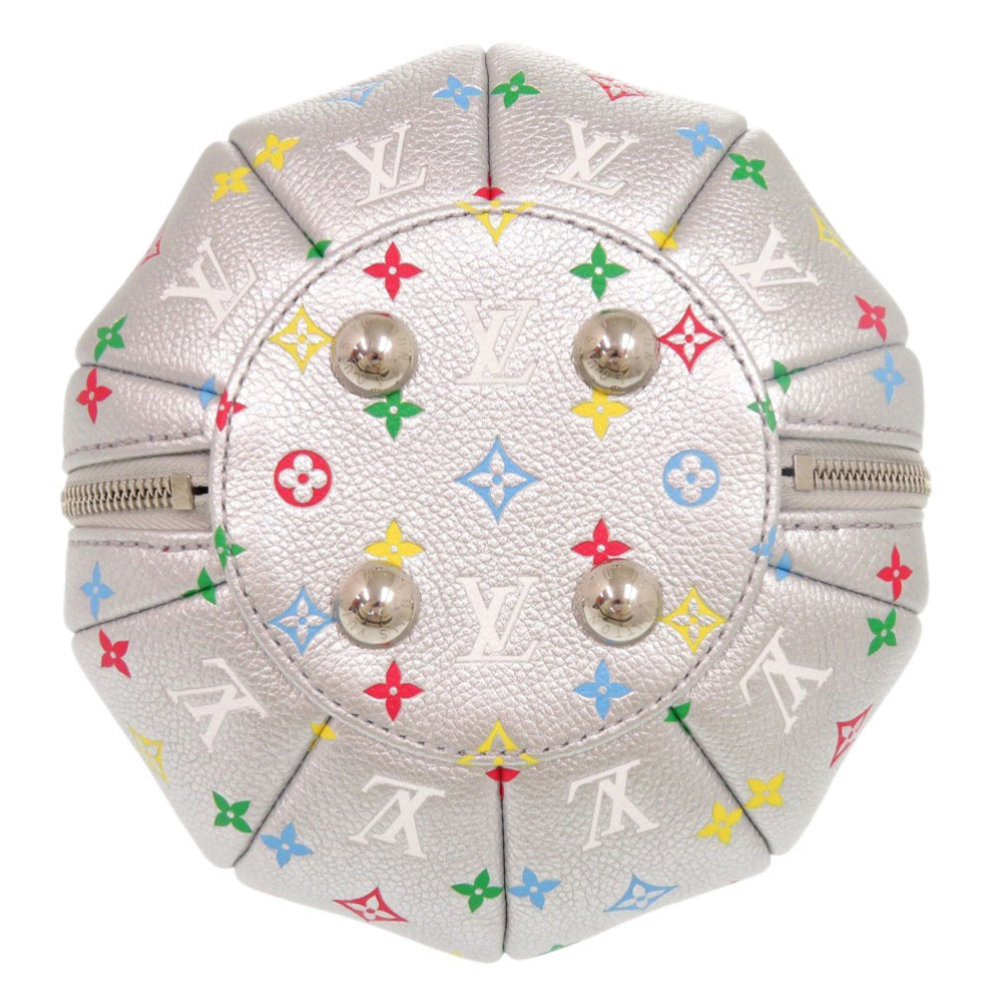 Louis Vuitton Multi-Color Silver Leather Handbag Shoulder Bag