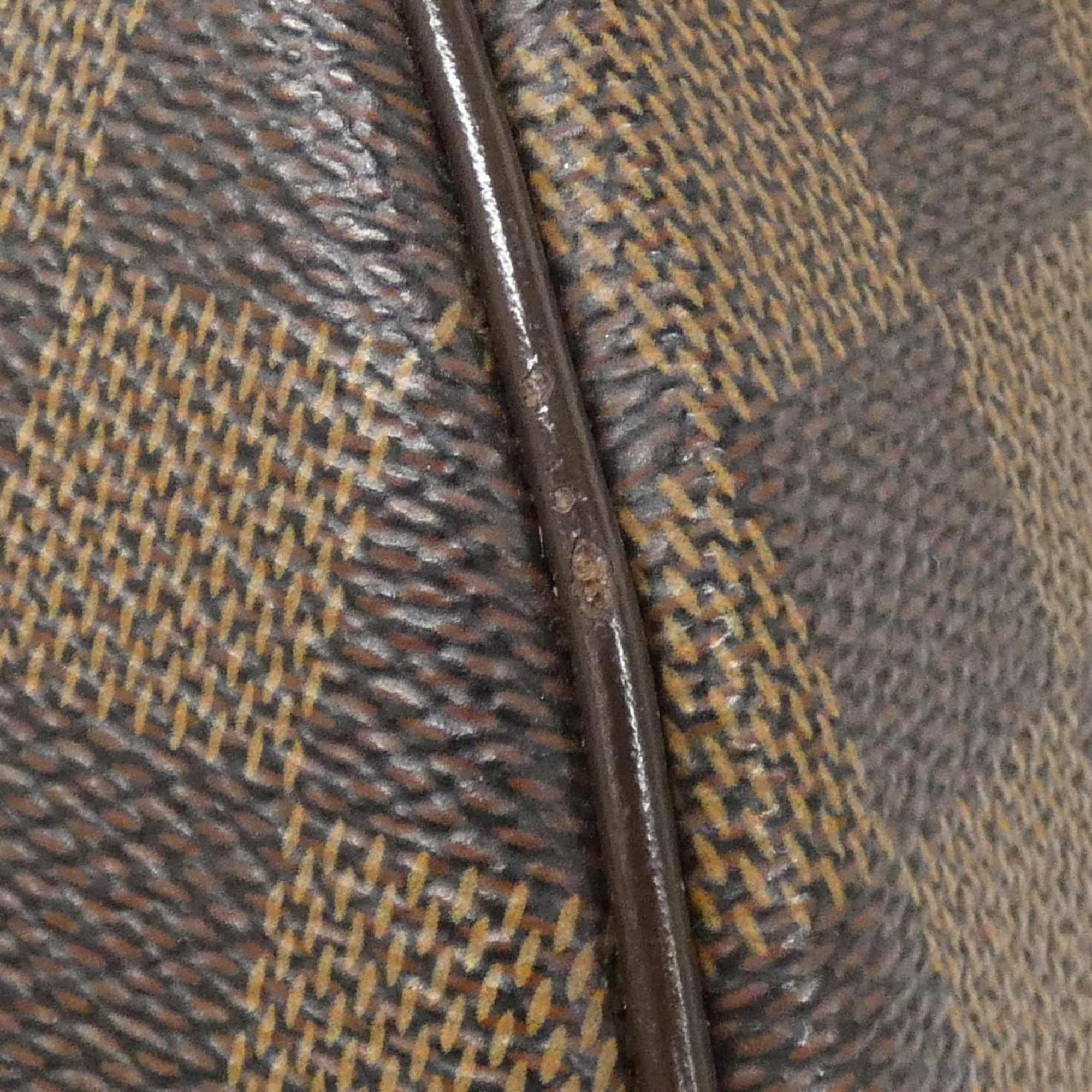 Louis Vuitton Brown Coated Canvas Handbag