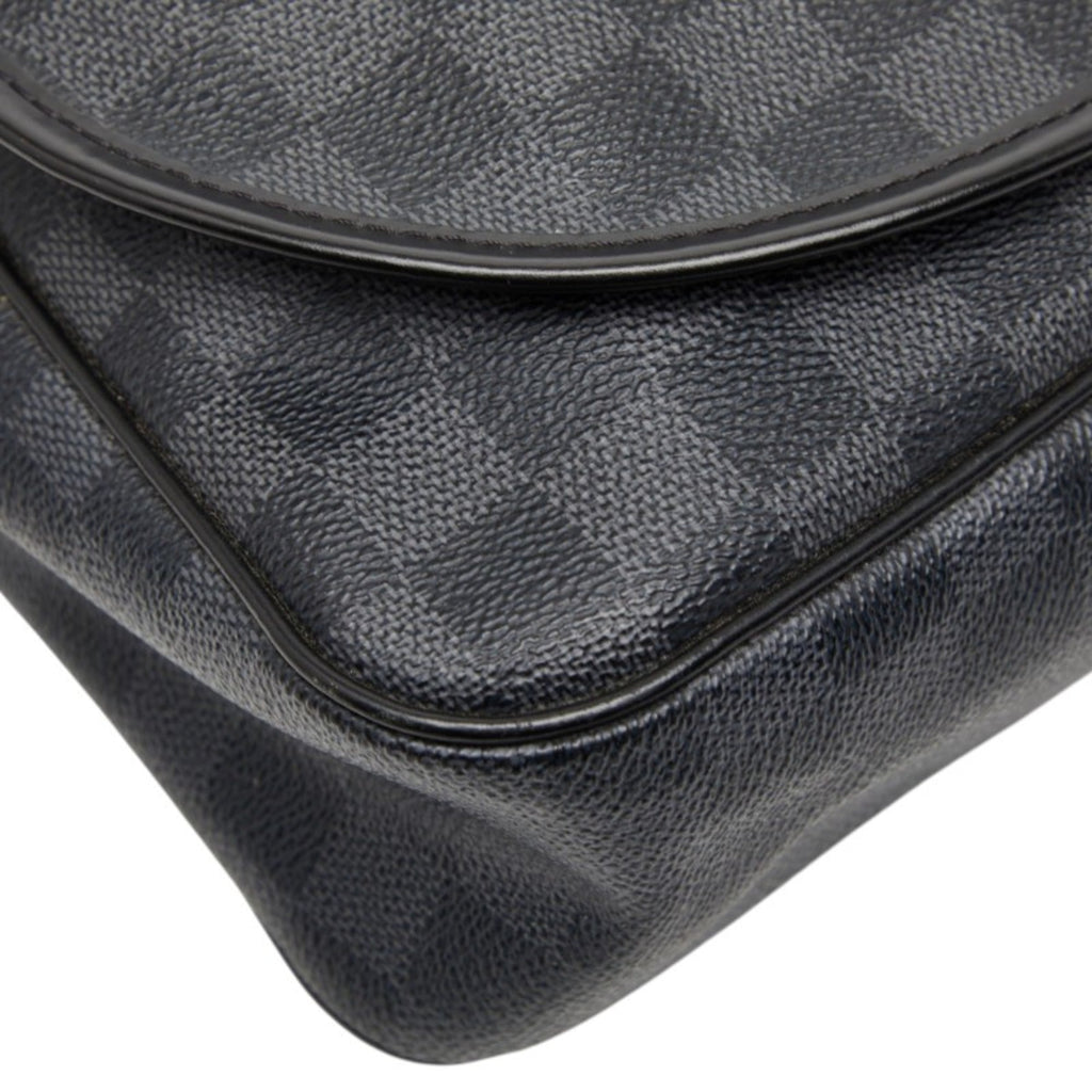 Louis Vuitton Black Pvc Leather Shoulder Bag