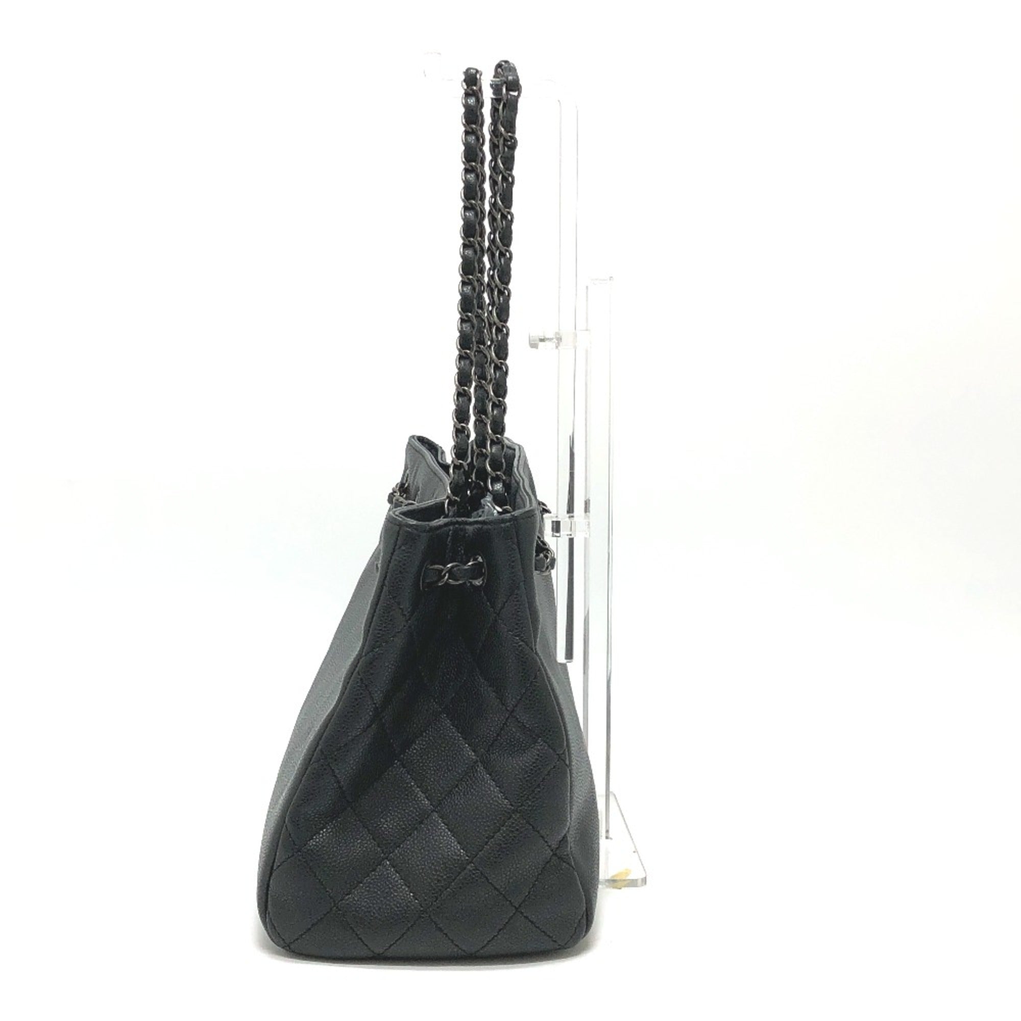 Chanel Black Leather Shoulder Bag
