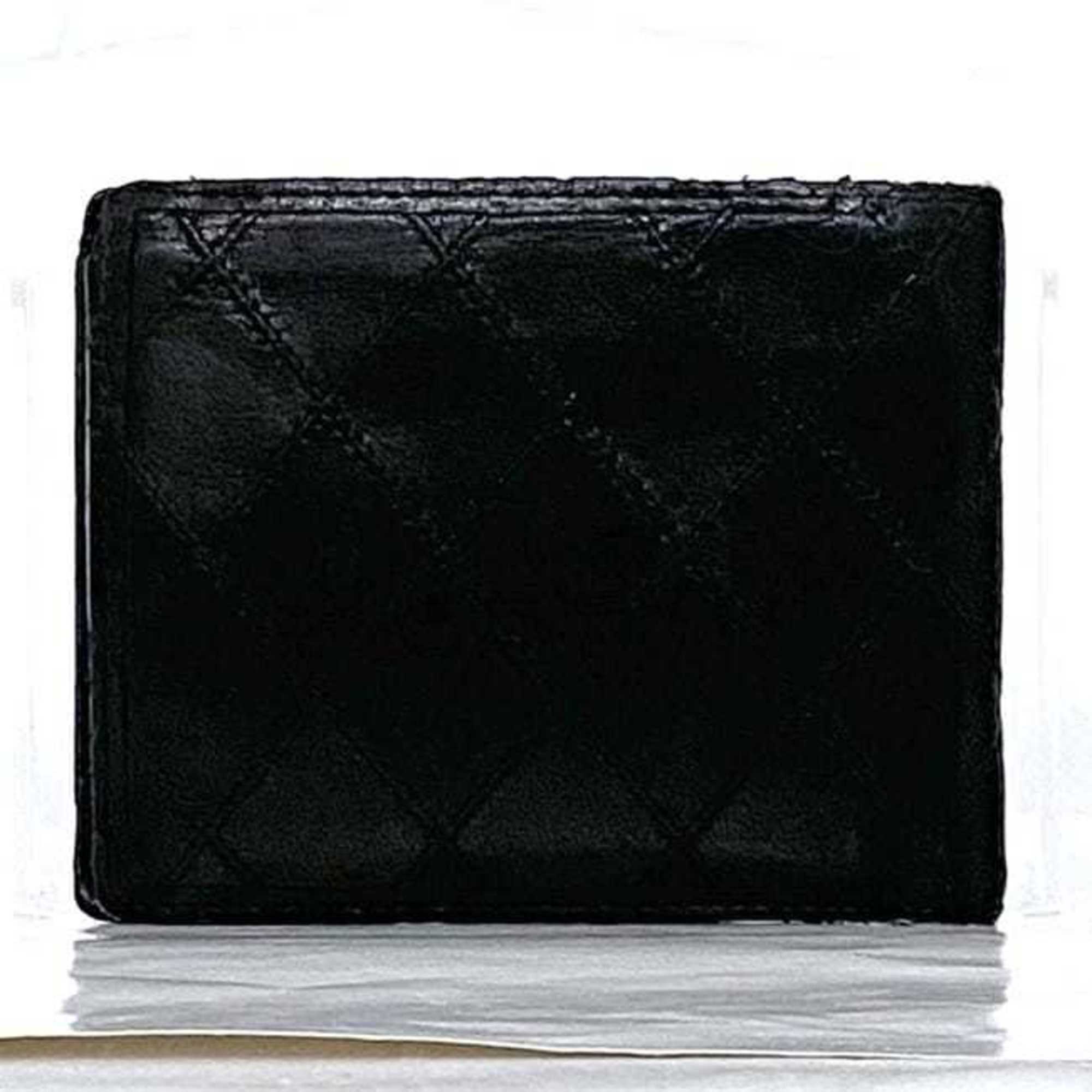 Chanel Black Leather Wallet (Bi-Fold)