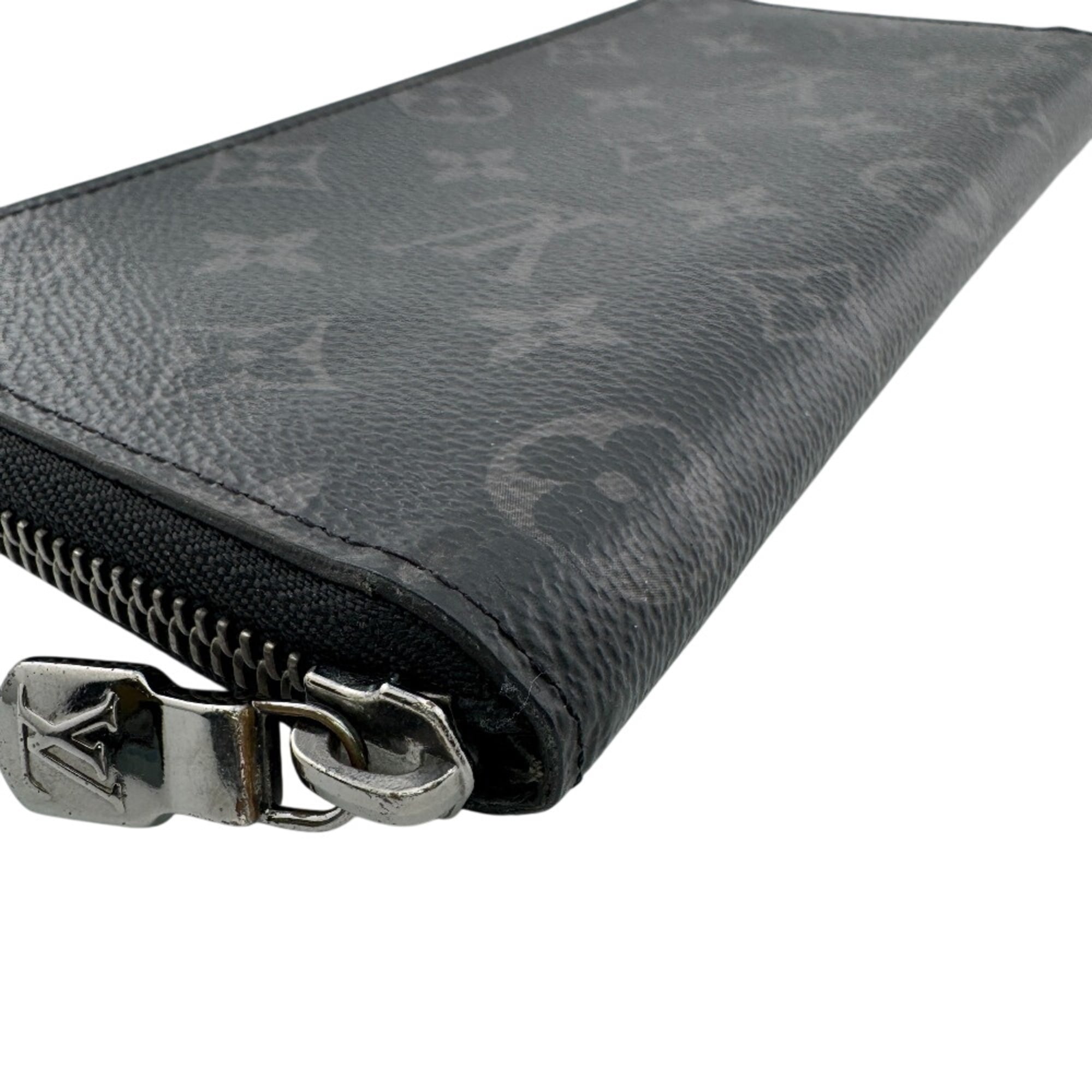 Louis Vuitton Black Leather Long Wallet