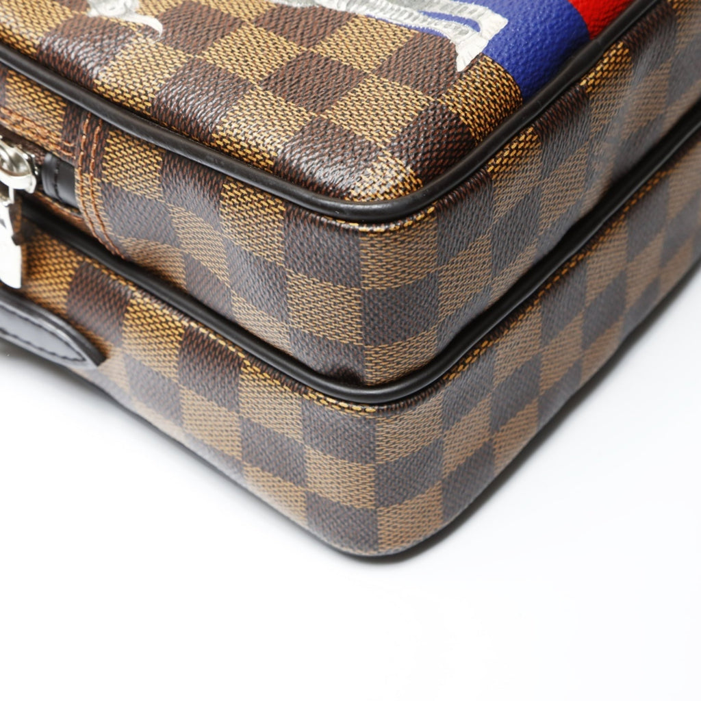 Louis Vuitton Brown Clear Damier Canvas Shoulder Bag