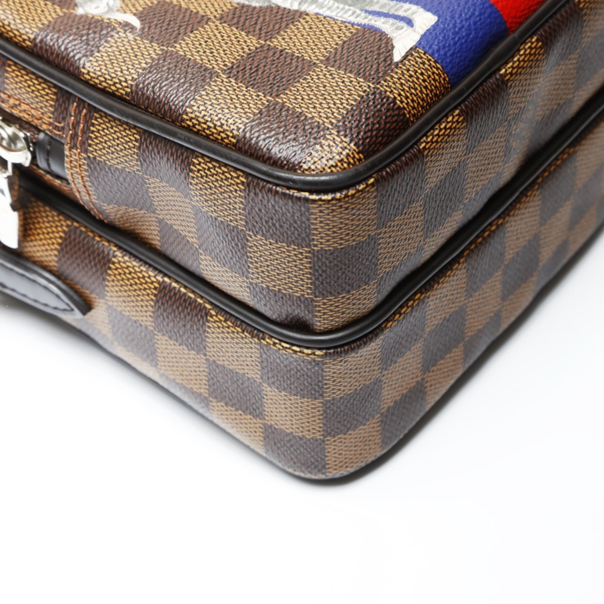 Louis Vuitton Brown Clear Damier Canvas Shoulder Bag