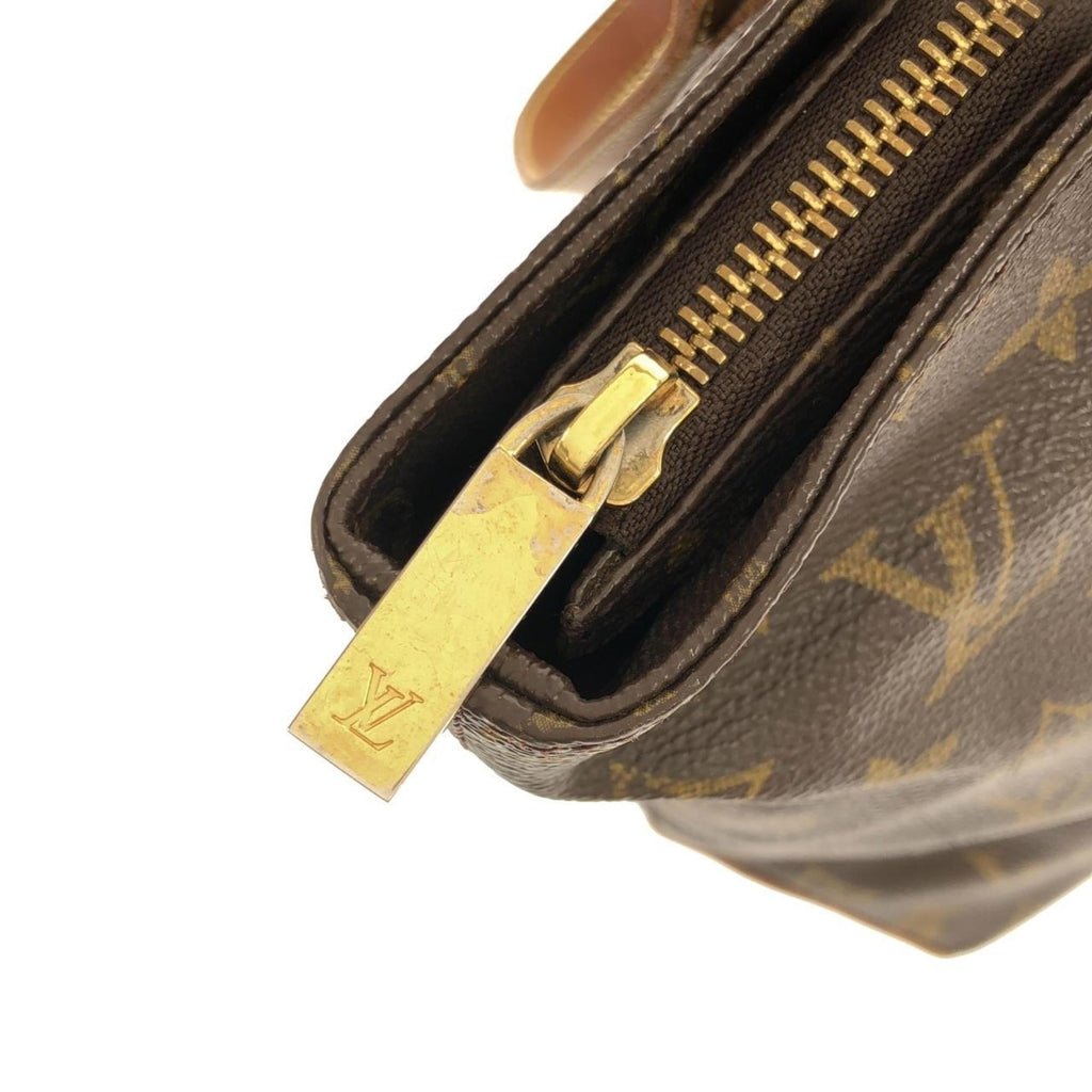 Louis Vuitton Marron Coated Canvas Handbag