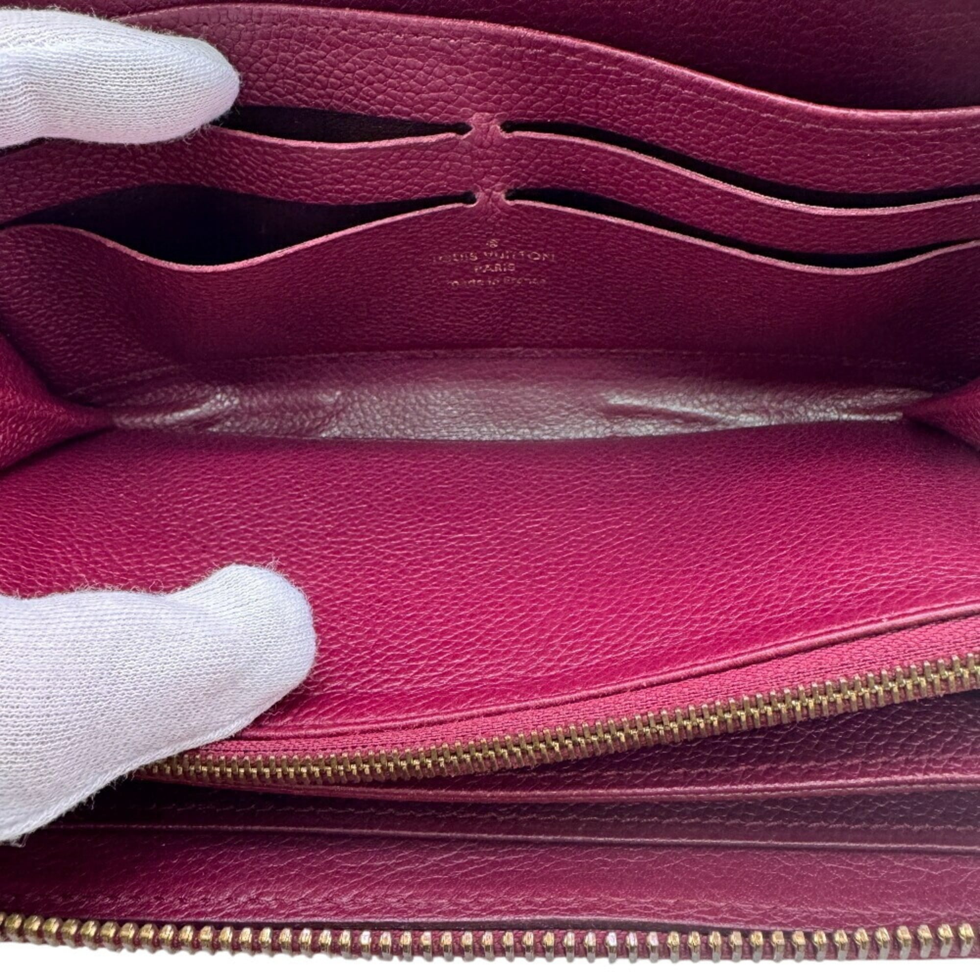 Louis Vuitton Aurore Leather Long Wallet