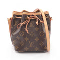 Louis Vuitton Brown Coated Canvas Monogram Leather Handbag Shoulder Bag