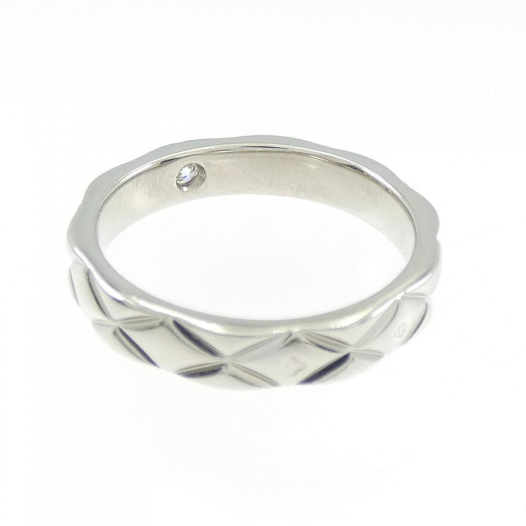 Chanel Matelasse Platinum 950 Band Ring