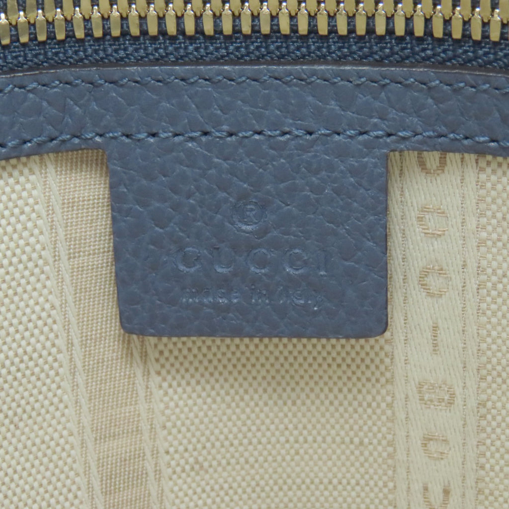 Gucci Blue Leather Handbag (Pre-Owned)