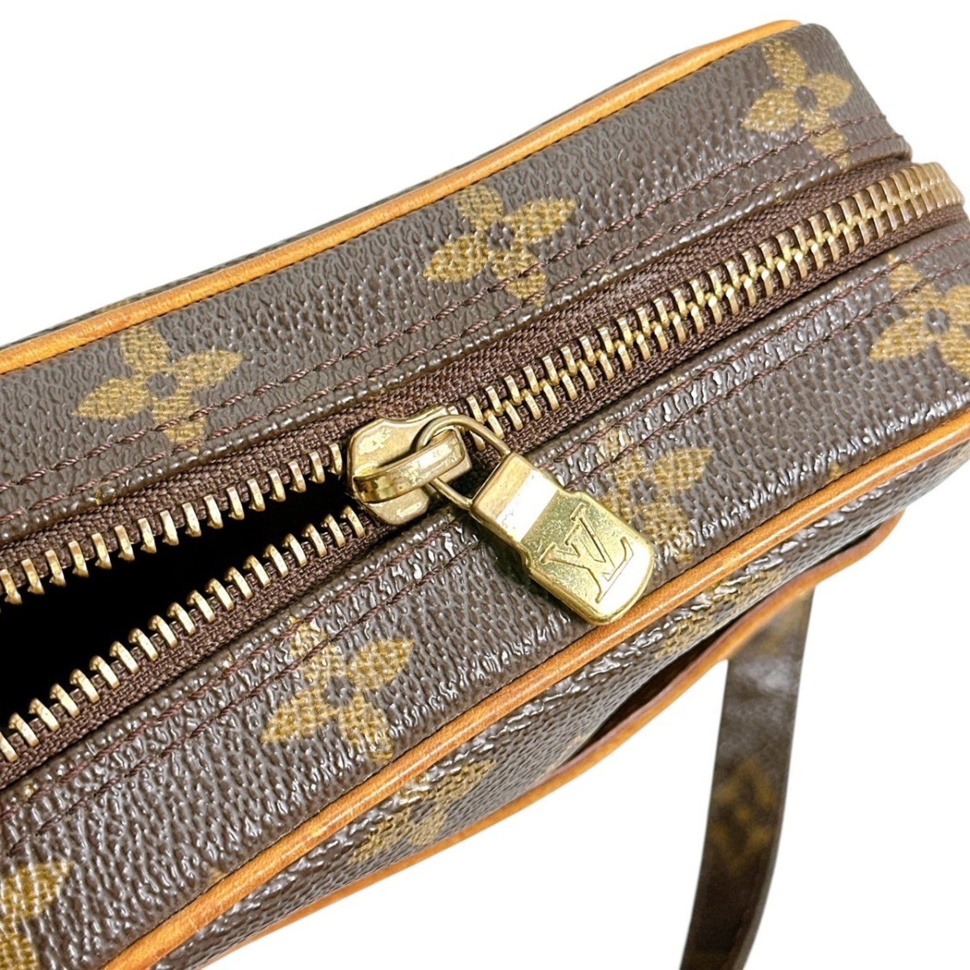 Louis Vuitton Brown Monogram Canvas Shoulder Bag