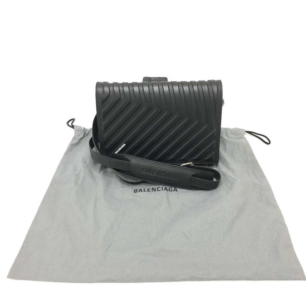 Balenciaga Black Leather Shoulder