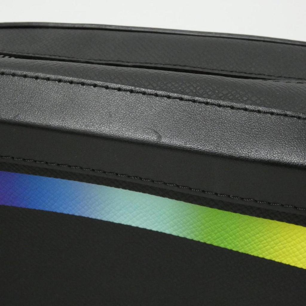 Louis Vuitton Black Leather Shoulder Bag