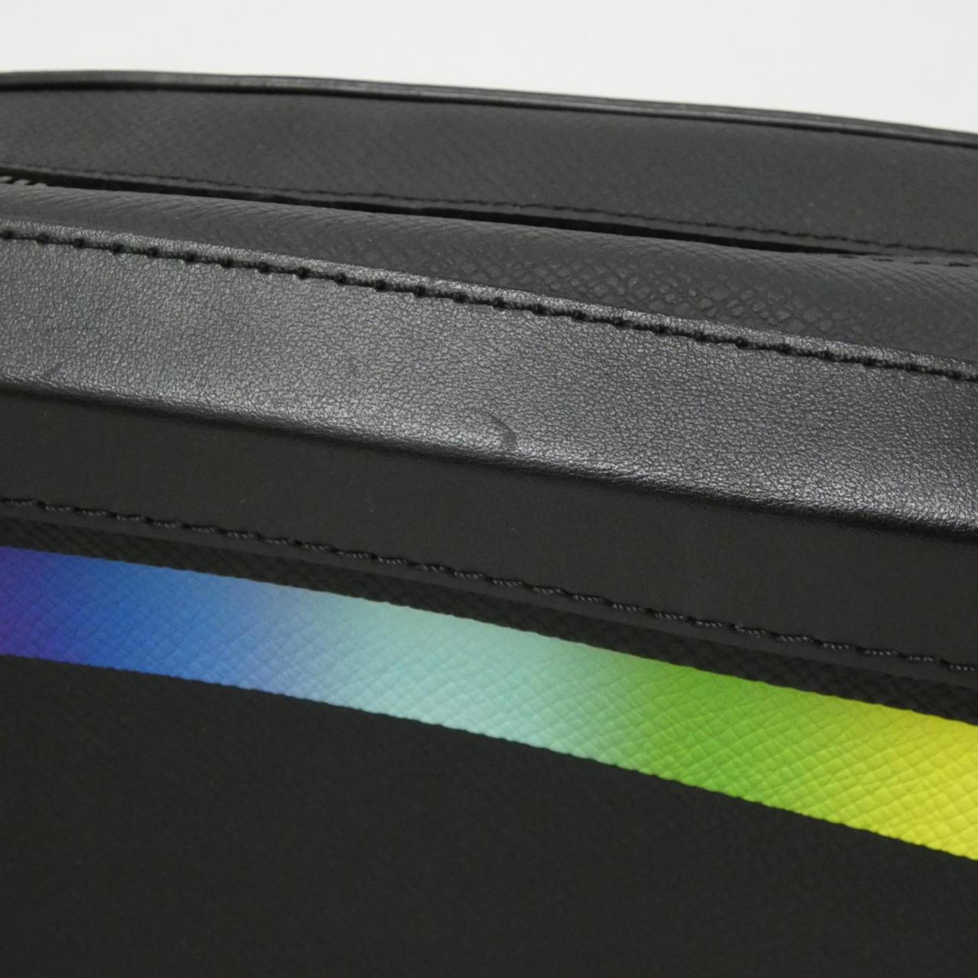 Louis Vuitton Black Leather Shoulder Bag