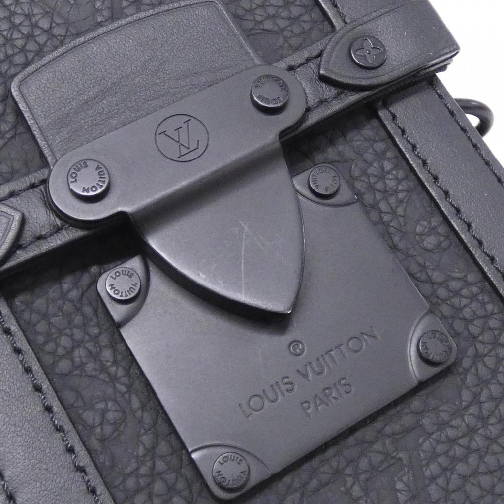Louis Vuitton Black Leather Shoulder Bag