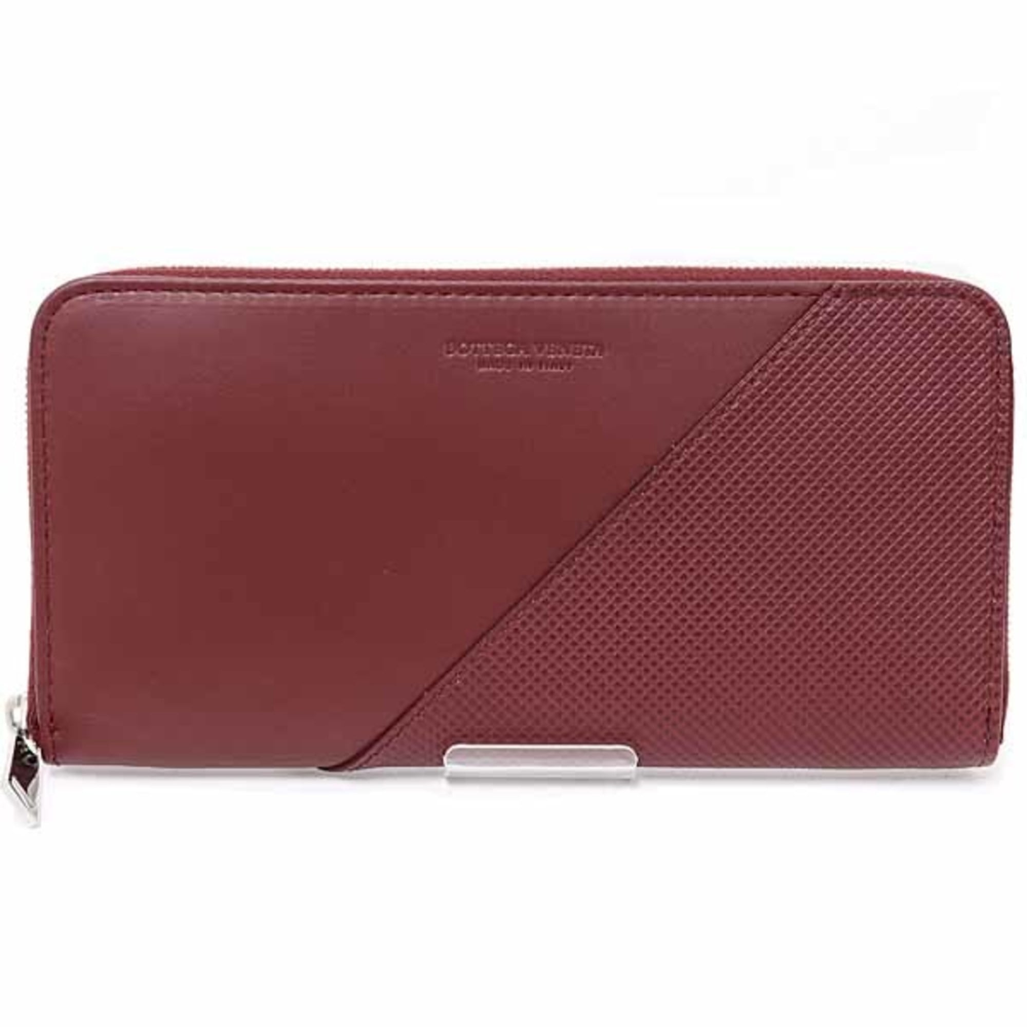 Bottega Veneta Bordeaux Pvc Long Wallet (Bi-Fold)